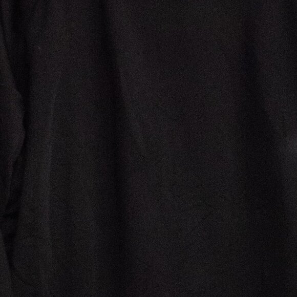 Athletic Works Black Track Jacket With Striped Sleeves & Embroidered Logo - Picture 7 of 8